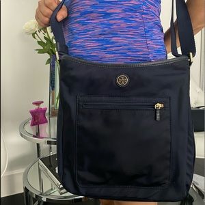 Navy Blue Nylon CrossBody